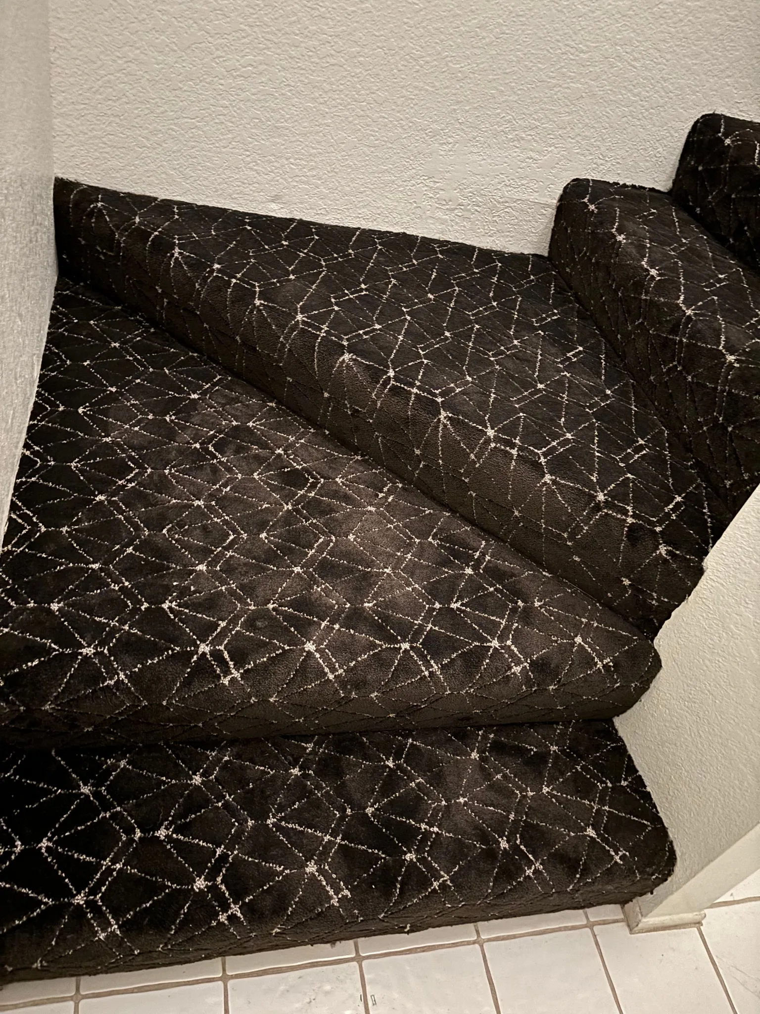 Geometric pattern designer carpet