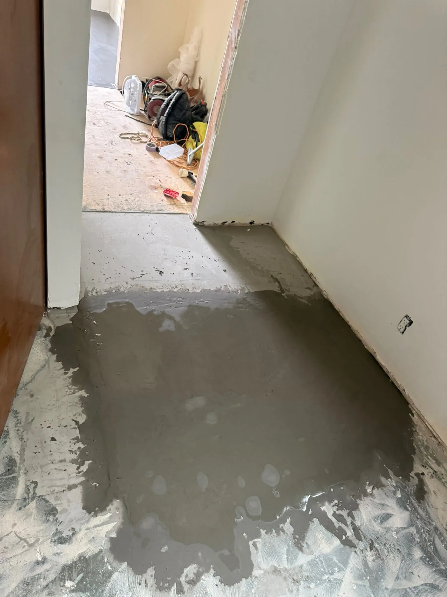 Fixing the dip so the floor won't flex there