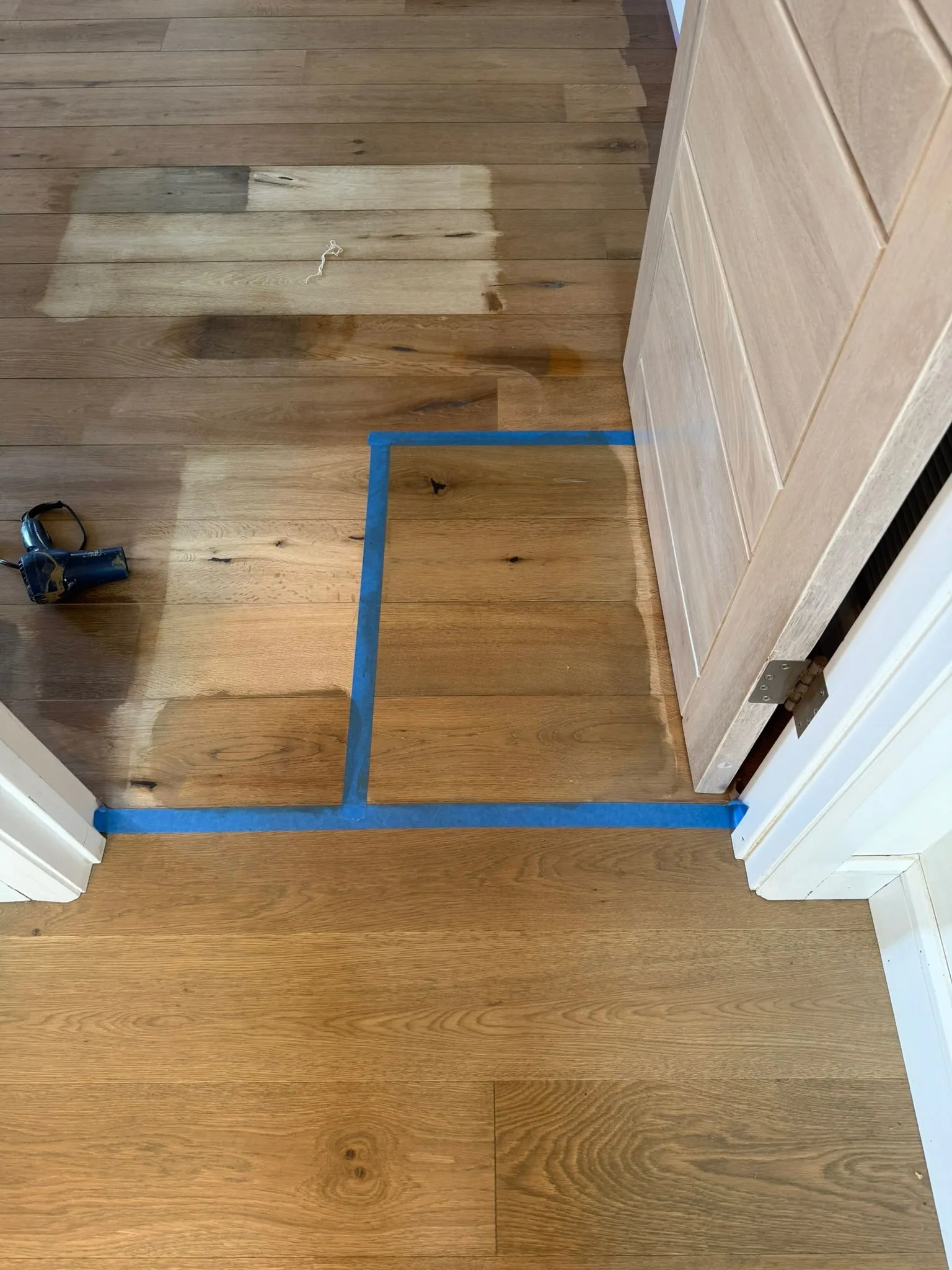 Stain sampling to match existing color