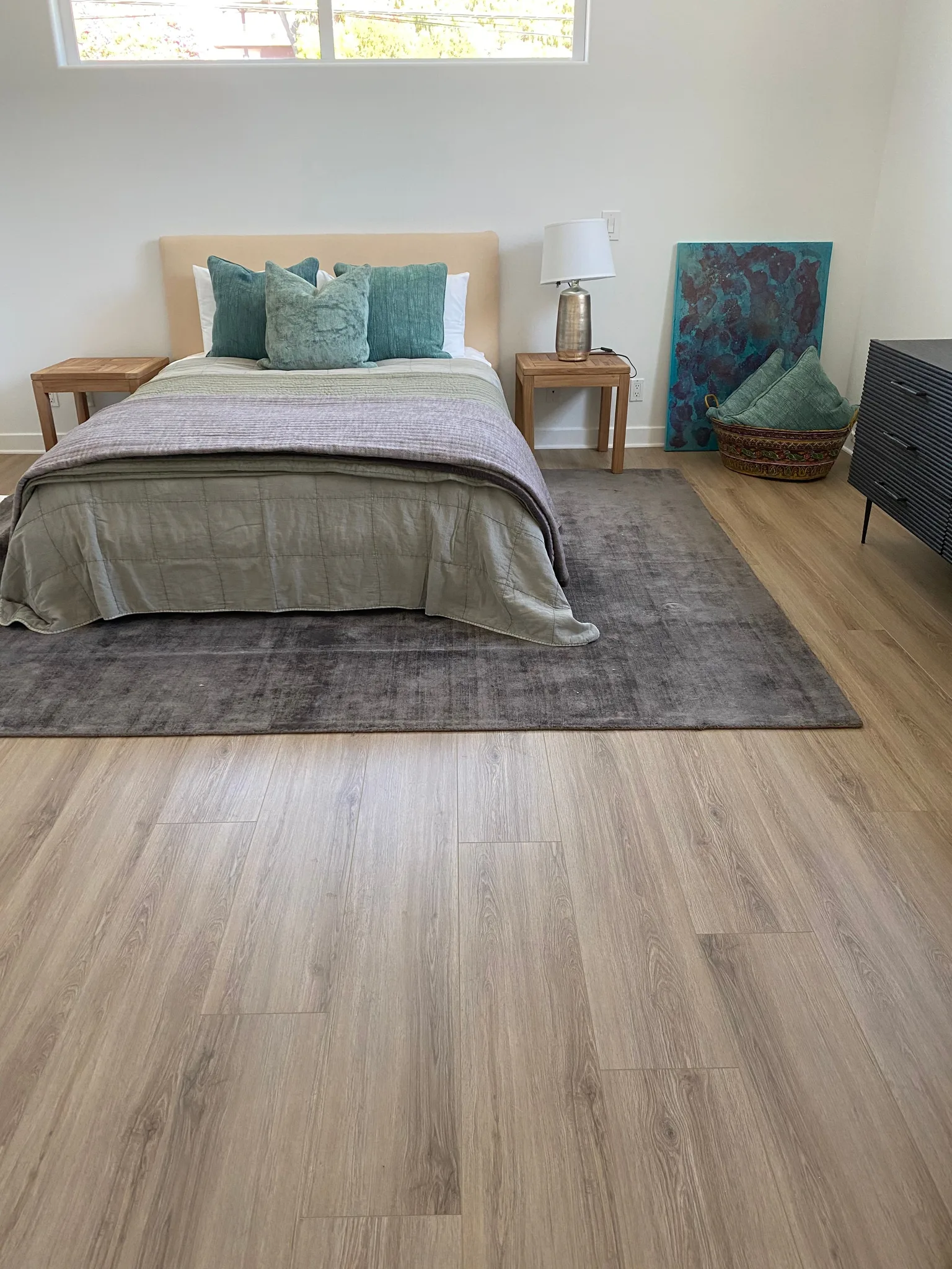 Light oak waterproof flooring