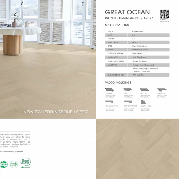 Infinity-Herringbone — Compass Materials Great Ocean