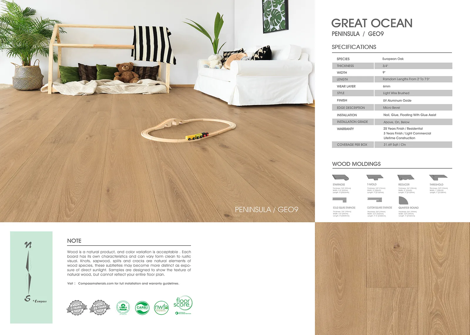 PENINSULA — Compass Materials Great Ocean