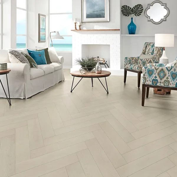 Gemini-Herringbone — Compass Materials Oak Verse